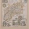 Antike englische Lithografie-Karte 6
