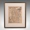 Antique English Lithography Map 1