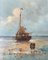 Harrij van Dongen, Bassa marea, XX secolo, Olio su tavola, Immagine 3