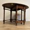 Gatelegtable I English Folding Table I Oak I Oval Table Top, 1890s 4