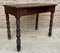 French Oak Side Table with Drawer, 1940s 2