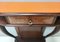 Vintage Beech and Walnut Root Console Table with Orange Glass Top, 1950s 12