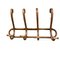 Antique Wall Coat Rack in Bent Wood 1