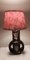 Lámpara de mesa vintage de cerámica esmaltada de Lamplove, años 80, Imagen 2