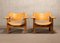 Spanish Chair Set in Naturel Leather and Oak by Børge Mogensen for Fredericia, 1995, Set of 2 4