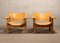 Spanish Chair Set in Naturel Leather and Oak by Børge Mogensen for Fredericia, 1995, Set of 2, Image 4