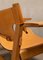Spanish Chair Set in Naturel Leather and Oak by Børge Mogensen for Fredericia, 1995, Set of 2, Image 25