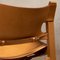 Spanish Chair Set in Naturel Leather and Oak by Børge Mogensen for Fredericia, 1995, Set of 2, Image 26