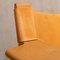 Spanish Chair Set in Naturel Leather and Oak by Børge Mogensen for Fredericia, 1995, Set of 2 21