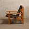 Hunter Chair in Oak and Black Leather by Kurt Østervig for K.P. Jørgensens Furniture Factory, 1980s 4