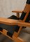 Hunter Chair in Oak and Black Leather by Kurt Østervig for K.P. Jørgensens Furniture Factory, 1980s 6
