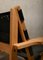Hunter Chair in Oak and Black Leather by Kurt Østervig for K.P. Jørgensens Furniture Factory, 1980s 8