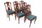 Antiker Tisch mit Stühlen, 1890, 7 . Set 6