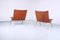 Leather PK 22 Chairs by Poul Kjaerholm for E. Kold Christensen, 1950s, Set of 2 5