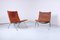 Leather PK 22 Chairs by Poul Kjaerholm for E. Kold Christensen, 1950s, Set of 2, Image 4