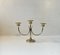 Vintage Swedish Modern Candleholder in Brass by Gunnar Ander, 1960s 1