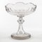 Biedermeier Crystal Bowl on Stand, 1800s 1