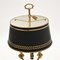 Vintage Tischlampe aus Messing & Tole, 1920 3