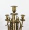 Vintage Kerzenhalter aus Vergoldeter Bronze, 2er Set 5