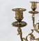 Vintage Kerzenhalter aus Vergoldeter Bronze, 2er Set 7