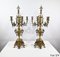 Vintage Gilded Bronze Candleholders, Set of 2 21