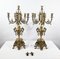 Vintage Gilded Bronze Candleholders, Set of 2, Image 2