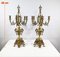 Vintage Gilded Bronze Candleholders, Set of 2 1