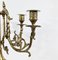 Vintage Kerzenhalter aus Vergoldeter Bronze, 2er Set 8