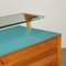 Vintage Dressing with Vanity Table Maple and Glass, 1950s 6
