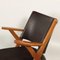 Italienische Vintage Sessel aus Kunstleder, 1950er, 2er Set 4