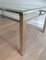 Neoclassical Coffee Table in Chrome and Brass, 1970s 8