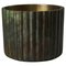 Art Deco Patinated Bronze Fluted Vase / Lidded Jar, Denmark, 1930s 1