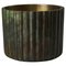Art Deco Patinated Bronze Fluted Vase / Lidded Jar, Denmark, 1930s, Image 1
