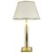 Hollywood Regency Brass and Acrylic Table Light, Italy, 1970s, Image 1
