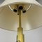 Lámpara de mesa Hollywood Regency de latón y acrílico, Italia, años 70, Imagen 18