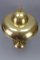 Art Deco Brass Inverted Dome Six-Light Pendant Lamp, Germany, 1930s, Image 8