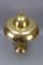 Art Deco Brass Inverted Dome Six-Light Pendant Lamp, Germany, 1930s 9