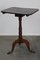 Antique English Tilt Top Side Table with a Square Sheet 2