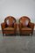 Art Deco Sheep Leather Armchairs, Set of 2, Image 2