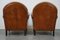 Art Deco Sheep Leather Armchairs, Set of 2 4