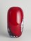 Art Glass Cherry Red Vase by Mikael Axenbrant, Sweden, 1990s, Image 6