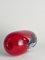 Art Glass Cherry Red Vase by Mikael Axenbrant, Sweden, 1990s, Image 14