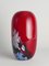 Vase Art Glass Rouge Cerise attribué à Mikael Axenbrant, Suède, 1990s 7