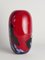 Art Glass Cherry Red Vase by Mikael Axenbrant, Sweden, 1990s, Image 11