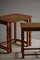 Tavolini ad incastro Mid-Century in quercia, Danimarca, anni '60, set di 3, Immagine 11