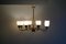 Lampadario Mid-Century moderno a 8 braccia in ottone, Svezia, anni '50, Immagine 5