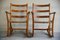 Mid-Century Pine Rocking Chairs, Set of 2 5