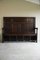 Vintage Brown Oak Bench 2