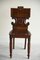 Vintage Mahogany Hall Chair, Image 12