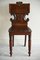 Vintage Mahogany Hall Chair, Image 3
